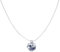 Collana da donna con filo di nylon trasparente, decorazione clavicola, 40 cm, confezione da 1