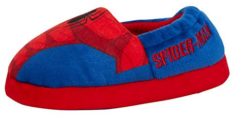 Marvel Ultimate Spiderman Jungen Hausschuhe Plüsch EU 28 / UK 10 Kind
