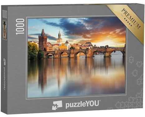 puzzleYOU: Puzzle 1000 Teile „Prag - Karlsbrücke, Tschechische Republik“ – aus der Puzzle-Kollektion Prag, Karlsbrücke Prag