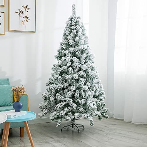 ASDNN Weißer Weihnachtsbaum, 90cm Edelweiß besprühter Weihnachtsbaum, realistische und schöne Weihnachtsdekoration, Geschenke für den Wohnzimmerhof