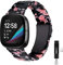 Kabbba Uhrenarmband aus Kunstharz, kompatibel mit Fitbit Versa 4/Sense 2/Versa 3/Fitbit Sense, leichtes, verstellbares modisches Armband, Ersatz für Damen und Herren, mit Edelstahl-Schnalle