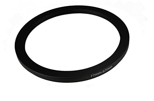 77mm to 67mm Step-Down Ring Filter adapter (77mm-67mm) Camera Filter Ring for 67mm UV ND CPL Filter (MPIXO)