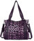 ZOCAI AngelKiss Handtasche Damen Schultertasche Multifunktionale Umhängetaschen Gewaschenes Veganes Leder Wasserdicht mit Reißver Schlusstaschen Reißverschlusstasche (Lila)