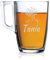 MASTERLASER3.0 Tazza da The Personalizzata Mug per Tè in Vetro Temperato Personalizzabile con Nome, Data e Caratteri Diversi. Migliore idea regalo