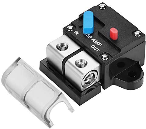 Disjoncteur à récupération automatique, 150 A Disjoncteur à réinitialisation automatique Porte-fusible Onduleur pour circuit électrique automobile de voiture