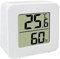 Pomurom Thermomètre et Hygromètre Numérique LCD, Thermomètre Hygromètre Intérieur Digital à Haute Précision, Température et Humidimètre Indicateur du Niveau Confort pour Maison Bureau