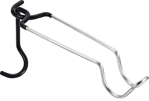 PATIKIL Camping Hook Hanger, Tent Accessories Camping Lantern Non-Slip Lamp Pole Hanger for Outdoor Hiking, Black