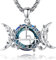 CELESTIA Siegel der Lilith Kette Hexe Damen Silber 925 Kristalle Anhänger Wicca Schmuck Witchcraft Witcher Geschenk Spirituelle Geschenke Frauen Esoterik