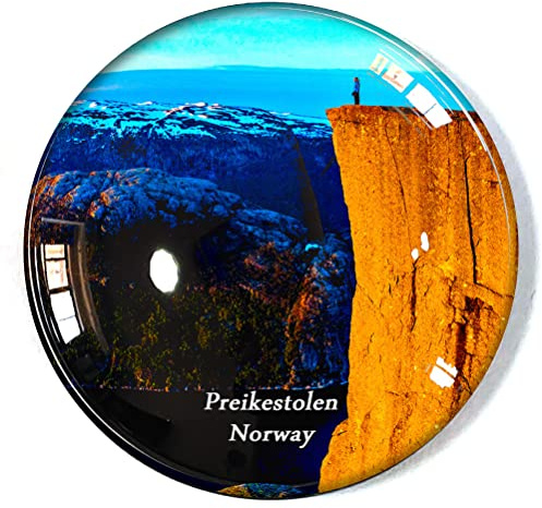 Preikestolen Norwegen Kühlschrankmagnet Kühlschrank Gefrierschrank Magnet Souvenir Dekoration Magnet Aufkleber Glas Basteln