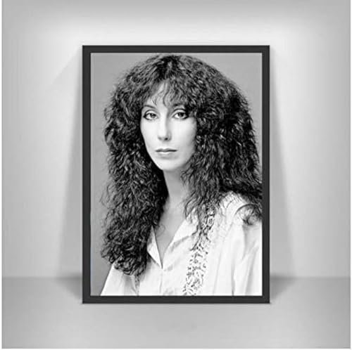 Poster Cher Poster, Musik, Sänger, Poster, Foto, Porträt, Bilder, Leinwand, Malerei, Wandkunst, Poster Und Drucke, Heimdekoration 50X70Cm Kein Rahmen