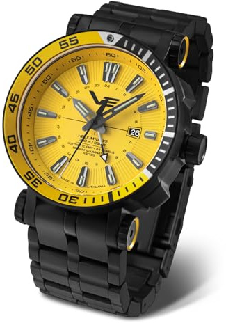 Vostok Europe Energia Rocket Herrenuhr Automatik Edelstahlband 30 ATM Datum 575C719-B
