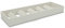 duehome | Ausziehbarer Schuhschrank mit Schublade, Bettkasten Luxury, Textil-Finish, Maße: 122 cm (L) x 27,5 cm (H) x 47,5 cm (Boden)