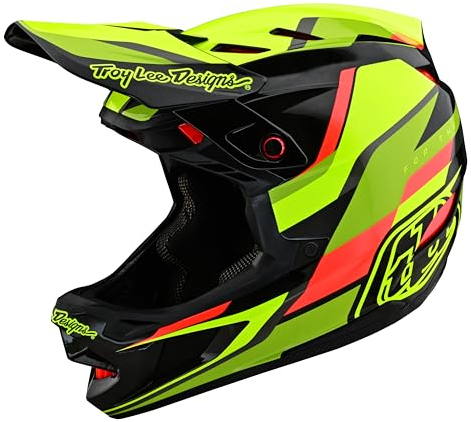 Troy Lee Designs D4 Composite Mountainbike-Helm, Uni, Erwachsene, Weiß, XL