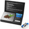 JOPHEK Digital Precision Scales, Pocket Scales Mini-Schmuckwaage Tragbar Kompakt mit Digitalwaage Feinwaage LCD-Display Extremely Precise Digital Scales (200G/0.01G)