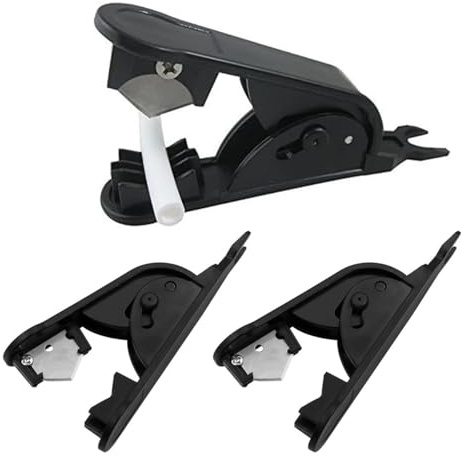 TorSor PEFT-Rohrschneider, Silikon-Schlauchschneider, Schere, Rohrschneider für Weichgummi, Kunststoff, PVC, PU, PPR, PEX, Nylon, Polyethylen, PE bis zu 1,9 cm Außendurchmesser Rohrleitungen, 3 Stück