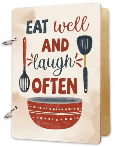 SUPERDANT Rezepte Grußkarten Organizer Loseblatt Ordner Für Küche Grußkarten Binder Backen Rezeptbuch Rezepte Menü Urlaubskarten Karten zum Muttertag Grußkartenalbum Halter Buch OHNE RINGE