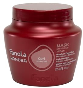 Fanola Wonder Curl Haarmaske für lockiges und gewelltes Haar, 500 ml