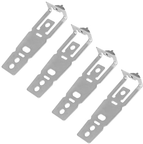 NQEUEPN 4pcs WD01X27759 Dishwasher Mounting Brackets, Dishwasher Mounting Clips Dishwasher Clips Universal Compatible with GE Hotpoint Dishwasher Replacement Parts