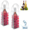 Eisweintasche, Weinkühler, Weinkühler, Weinkühlschrank, Weinkühlschrank, Weinflaschenkühler Kühler für Rot-Weiß-Champagner oder Sekt 2 (Pink Wine Bag)