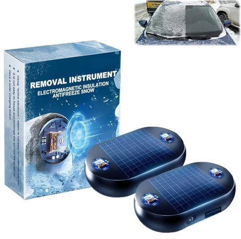 Electromagnetic Antifreeze Snow Removal Device, Antifreeze Auto Car Electromagnetic Molecular Windshield Snow Removal, Portable Fast Efficient Snow Interference