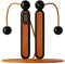 Flintronic Corde à Sauter Intelligente avec Compteur, Corde a Sauter sans Fil Réglable, Jump Rope avec Roulements à Billes en Acier et Poignées Antidérapantes, pour Adulte, Enfant - Orange
