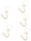 Cabilock 5St Seil zum Binden von Vorhängen Seile für Fenstervorhänge Fransenvorhang Gardinenbänder -Vorhängehalter Wall Decor Home Decor Vorhangseile Gardinenschnüre Baumwolle Beige