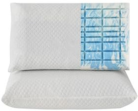 Nuvole di Sonno - Cuscino Massaggiante Memory Foam HD Traspirante Alto 18 cm da Letto Guanciale Semi-Rigido Antireflusso con Rivestimento Lavabile Ergonomico e Correttore per Collo Made in Italy