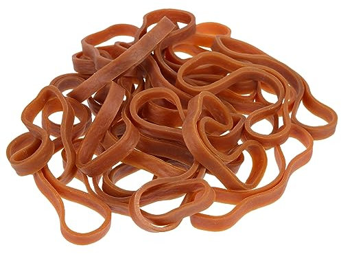 HOMSFOU Set of 50 Heavy Duty Thick Rubber Bands Binding Straps for Daily Use Industrial Pottery Projects