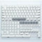 FKRTQIYN KBDiy PBT Sushi Keycap KOA Profile Compatible With ISO 7u White 138 Caps Compatible with GMK67 Mechanical Keyboards(MAC Style-EN)