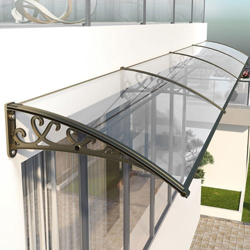 Front Door Canopy Outdoor Awning Rain Shelter for Back Door, Porch, Window