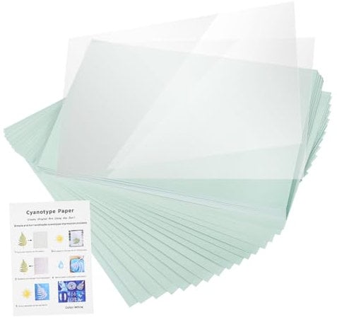 1 Juego Papel de Impresión Solar para Cianotipia de Placas de Fotosensibles para Proyectos Diy y Manualidades de Usar y Seguro