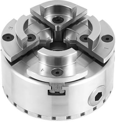 Mini Dreibackenfutter, Mini Drehbank Drehfutter, M33 * 1 Spannfutter Zinklegierung 3-Backenfutter Hand Elektrische Bohrmaschine Pleuel Elektrowerkzeug, für Holzbearbeitung Metall Werkzeugmaschinen