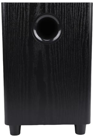 Goshyda Caisson de Basses Passif de 6,5 Pouces, Puissance 100 W, Effet Surround des Basses amélioré, pour Fête Cinéma Maison, Plug and Play