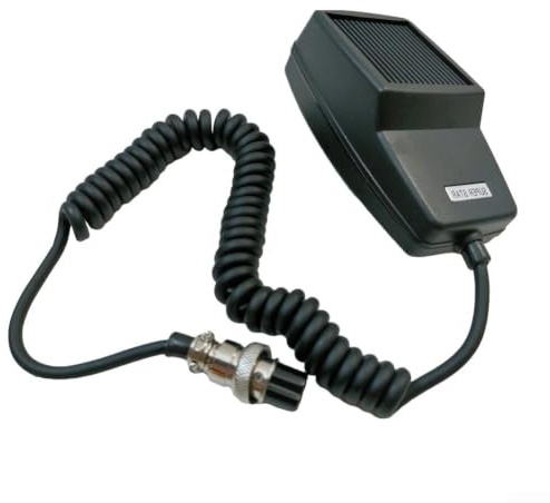 Superstar DM507-4 Pin Lautsprecher-Mikrofon für Galaxy für Cobra für uniden CB-Funkgeräte, 4-Pin, hochempfindlich, rauschunterdrückend, Robustes ABS-Gehäuse, schwarz