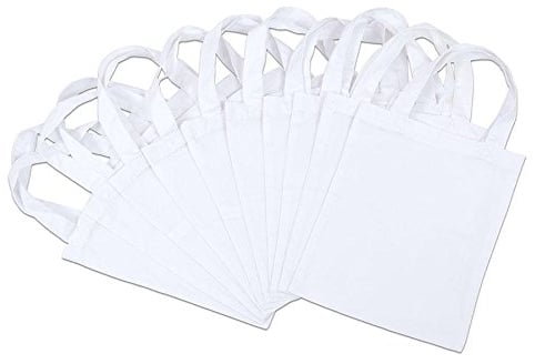 Betzold - Kinder-Baumwolltaschen 10 x Stoff-Taschen selbst Gestalten Blanko