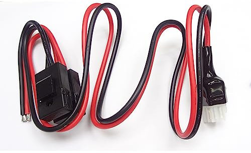 Fumei 30A Fuse 6 PIN Short Wave Power Cord Cable for Yaesu Radio FT-857 FT-897 FT-847 FT-890 FT-920 FT-1000