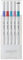 OSAMA UNI Emott 5-teiliges Vintage Set 3, Vintage Lettering, Markierstift-Set