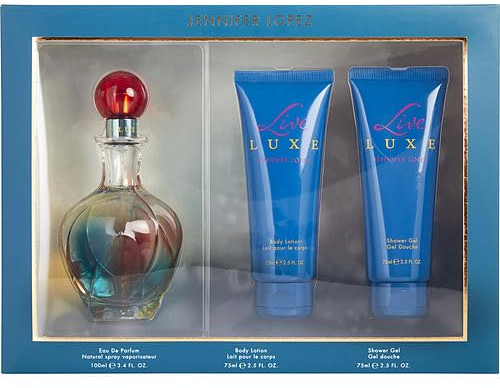 Jennifer Lopez Live Luxe Gift Set 100ml EDP + 75ml Body Lotion + 75ml Shower Gel