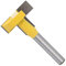 TF 1/4'' Shank T-Slot Cutter Router Bit T-Track Cutter Router Bit Keyhole Bit Woodworking Milling Cutter Router Bit for 2 Hex Bolt Woodworking Keyhole Chisel Tool