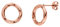 PURELEI® Kaula Ohrringe (Roségold) – Damenohrringe aus langlebigem Edelstahl – Wasserfeste Ohrringe Damen – 13mm Durchmesser – Modeschmuck für deinen individuellen Look