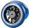 CLAS FOX Pro Stunt Roller Scooter Räder 100mm Ein Paar mit ABEC-9 Kugellager CNC Metallkern (2 stücke) (transparent blau)