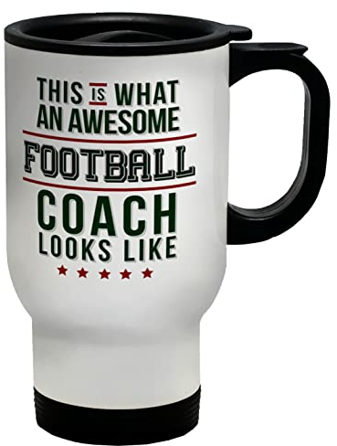 Shopagift This is What an Awesome Football Coach Looks Like Sport Travel Mug Cup