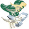 ScrapCooking - Kit Découpoir + Embosseur Bois Dino - Emporte-Pièce Dinosaure en Inox pour Biscuits en Relief - Moule Accessoire Pâtisserie Sablés - Animaux, Jungle - 2098