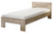 CANNES Futonbett 90 x 200 cm - Minimalistisches Jugendzimmer Bett in Eiche Sonoma Optik - 95 x 71 x 204 cm (B/H/T)