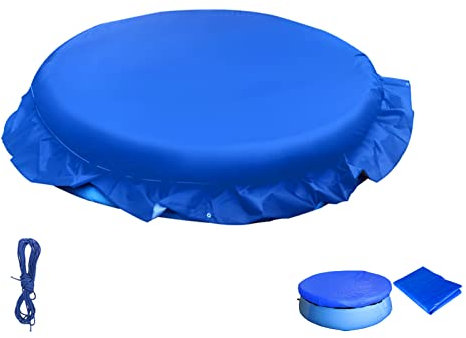 Lona de piscina para piscinas sobre el suelo, lona resistente al desgarro para piscina sobre el suelo, lona hinchable, impermeable y al polvo (3 m)