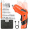 Akkuschrauber Klein - 3,6V Mini Elektrischer Schraubendreher mit Akku, 90° klappbar Electric Screwdriver Set mit 47tlg Zubehör, 2-Drehrichtung, LED Licht, Koffer, USB-Ladekabel