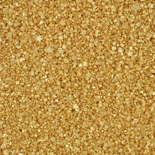 MakeSomeSweets GOLDEN SHINING STARS Essbare Sprinkles - Vegan, Palmölfrei, luxuriöse Dekoration für Süßigkeiten & Köstlichkeiten, 100g