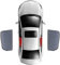 KAES Auto-Sonnenschutz für VW Touran 2016-2023, Reduziert Wärme und Strahlung Fenster Verdunkelung Auto Zubehör für Reisen,B/2 Rear Windows