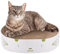 LIFLIX Cat Scratcher Cardboard,Round Cat Scratching Bed, Oval Bowl Lounge for Indoor Cats 16.9 L * 13 W * 3.9 H/43L x 33W x 10H cm