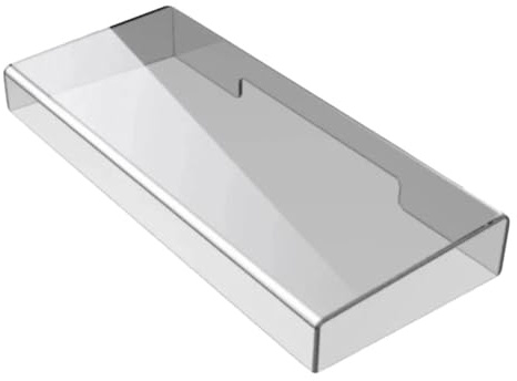 Uonlytech Protection Housse Lavable en Acrylique Transparent pour Clavier Couverture Clavier Anti-poussière et Étanche Ordinateur Portable pour Usage Domestique